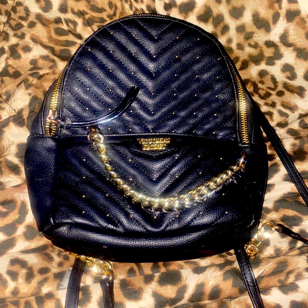 Victoria’s Secret little backpack.
